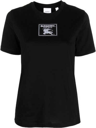 Burberry - logo-patch detail T-shirt