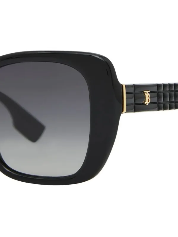 Fendi First oversized square-frame gold-tone sunglasses