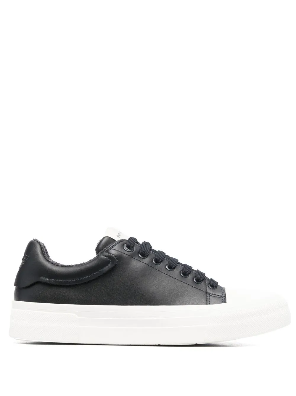 

Emporio Armani soft leather sneakers - Blue