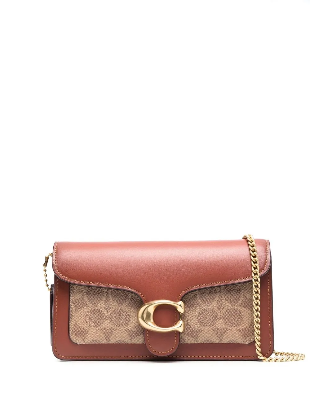 

Coach Tabby chain clutch bag - Brown
