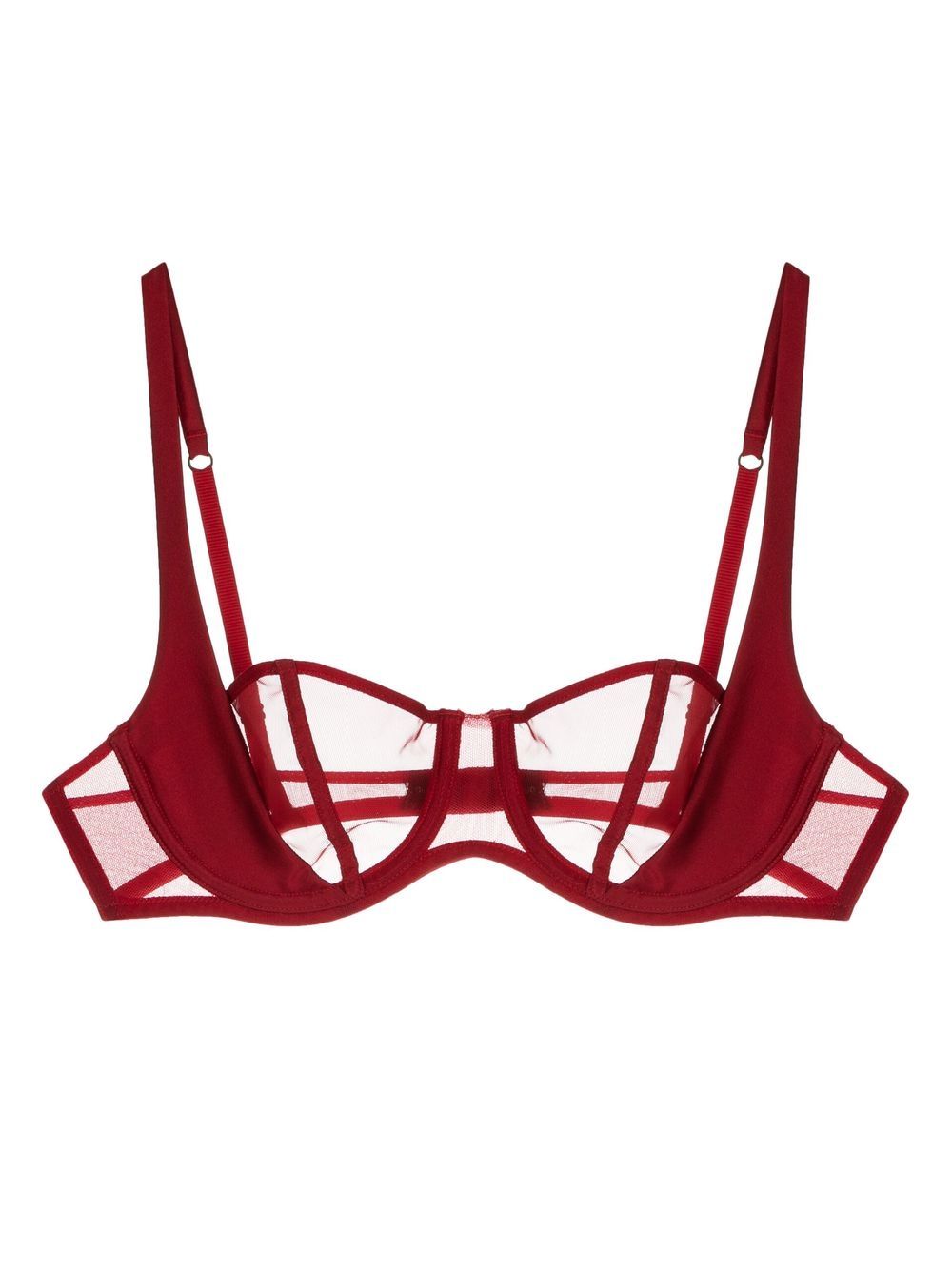 Kiki De Montparnasse Illusion 平台罩杯文胸 In Red
