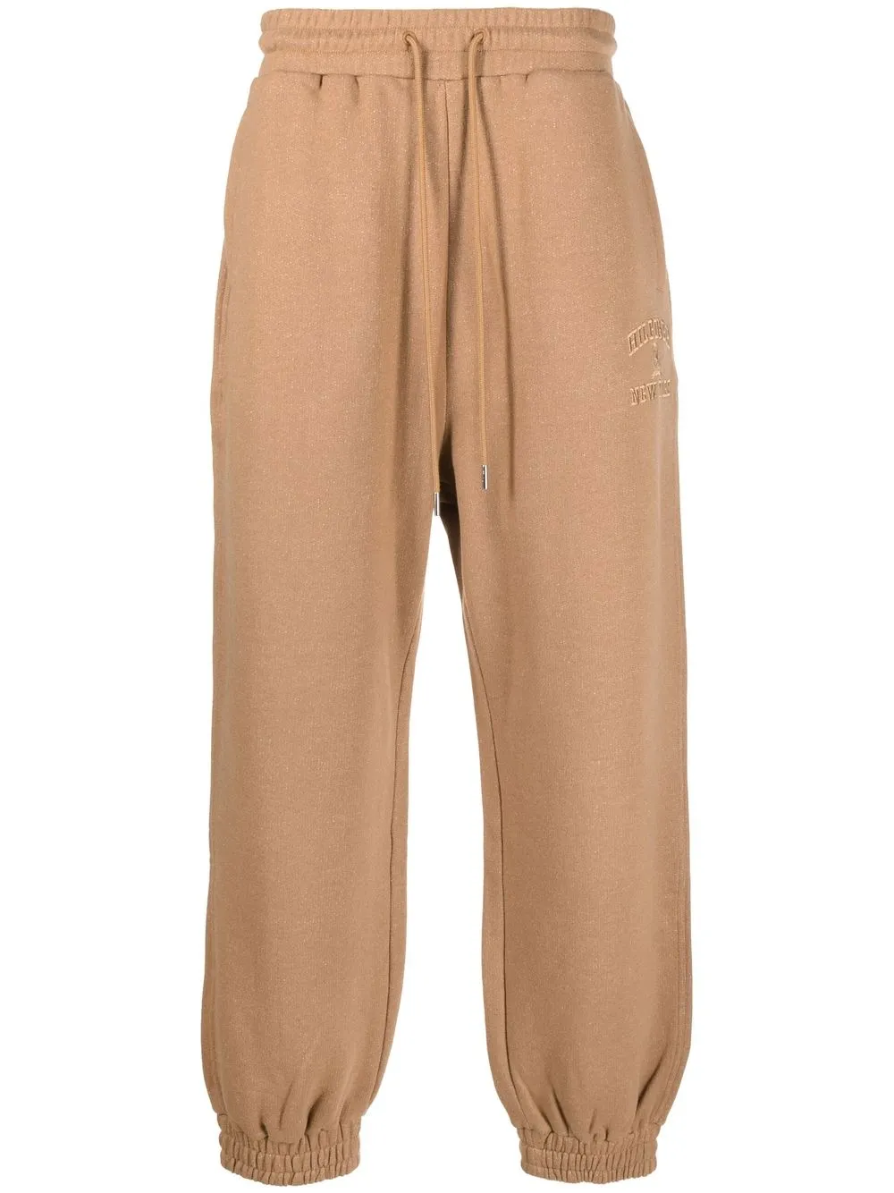 

Tommy Hilfiger logo embroidery track pants - Brown