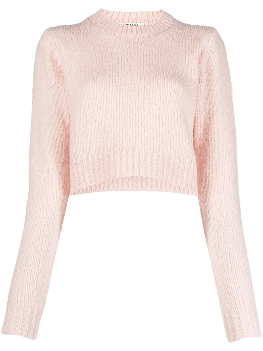 

Auralee cropped knitted top - Pink