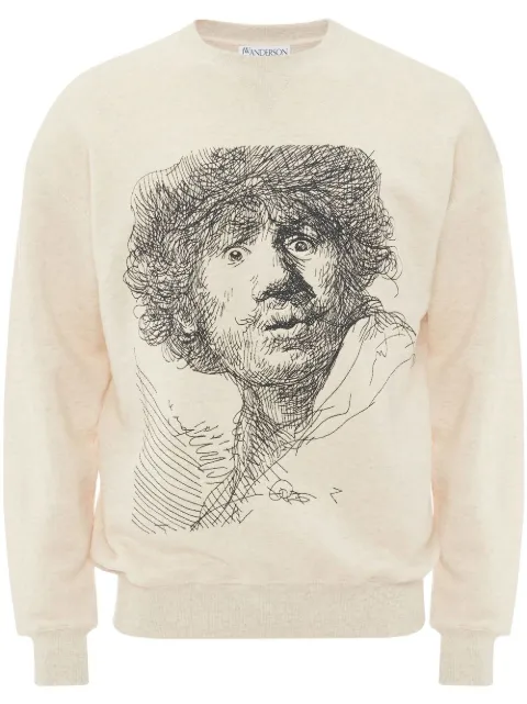 JW Anderson Rembrandt embroidered sweatshirt