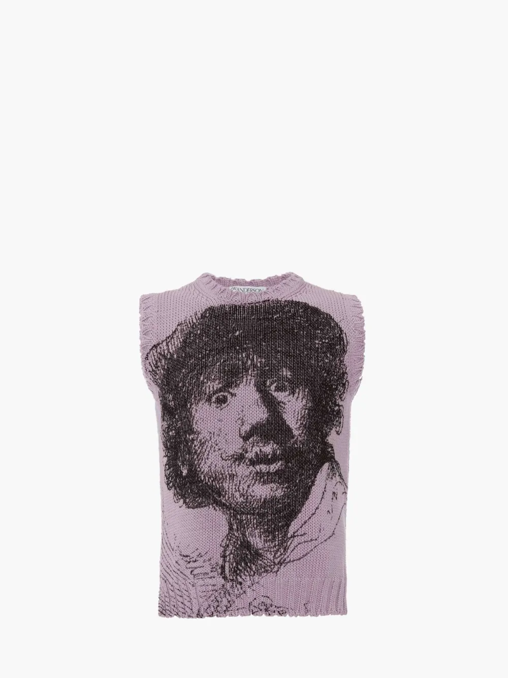 Jw Anderson J.w. Anderson Lilac Cotton Rembrandt Top In Purple