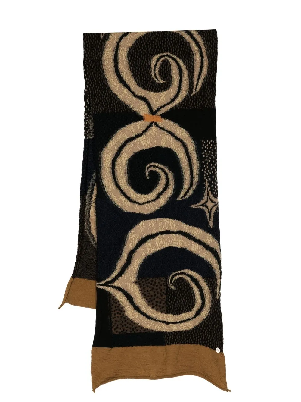 

Kapital Five-Rings wool knit scarf - Brown