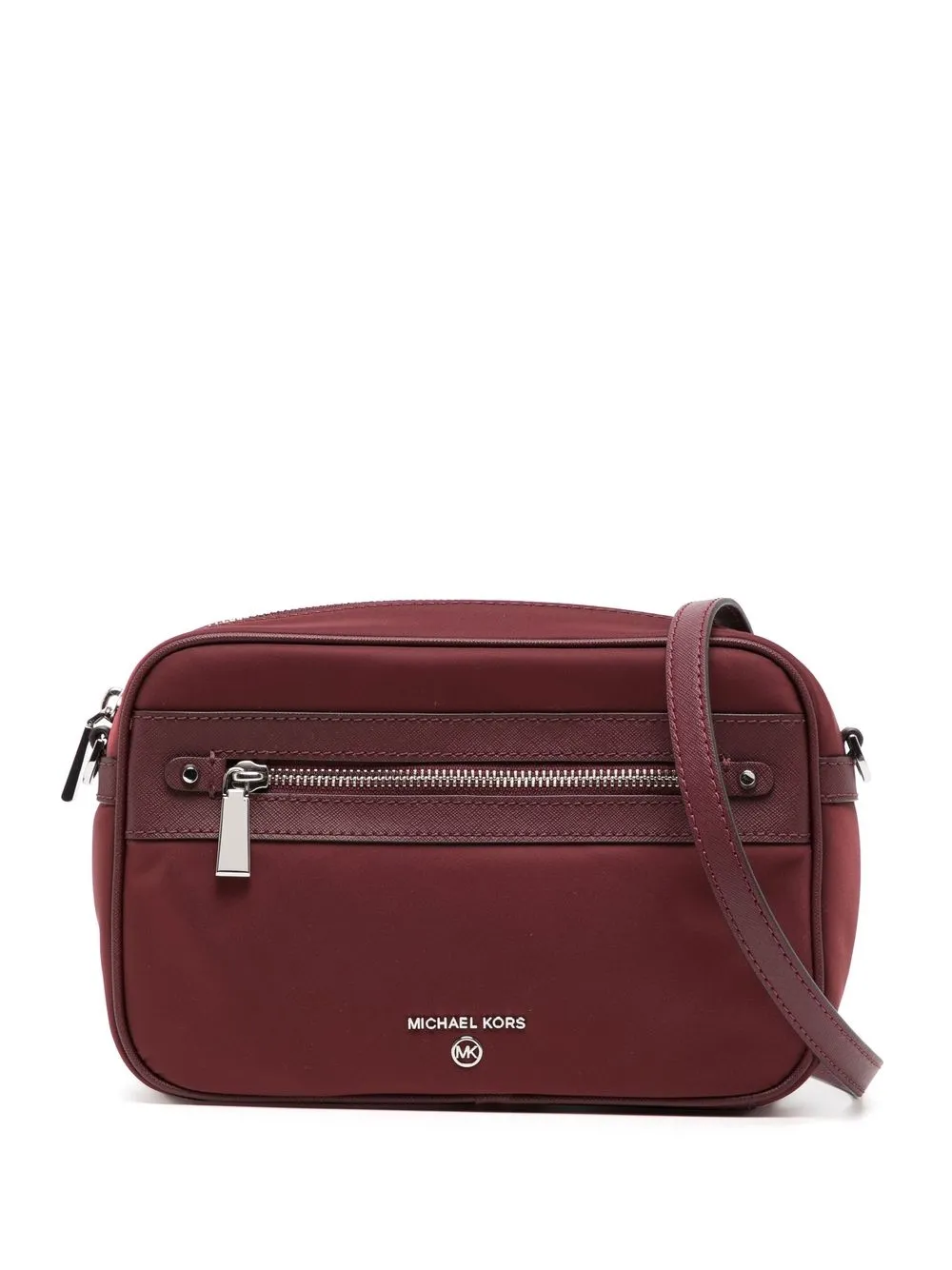 

Michael Michael Kors bolsa crossbody Jet Set con placa del logo - Rojo