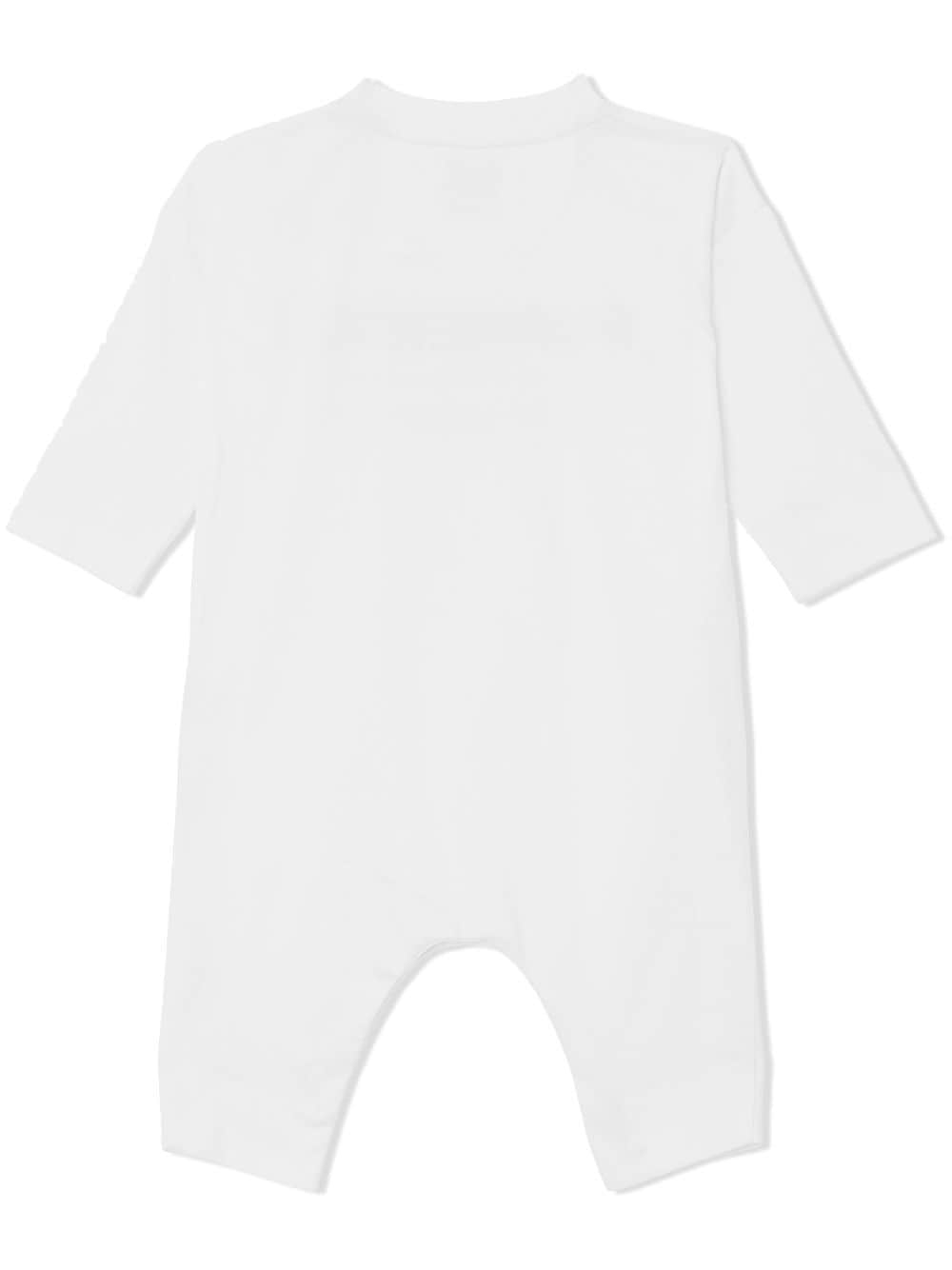 Burberry Kids Horseferry-print romper - Wit