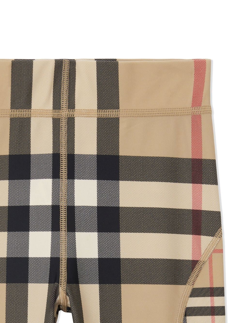 Shop Burberry Vintage Check-pattern Leggings In Neutrals