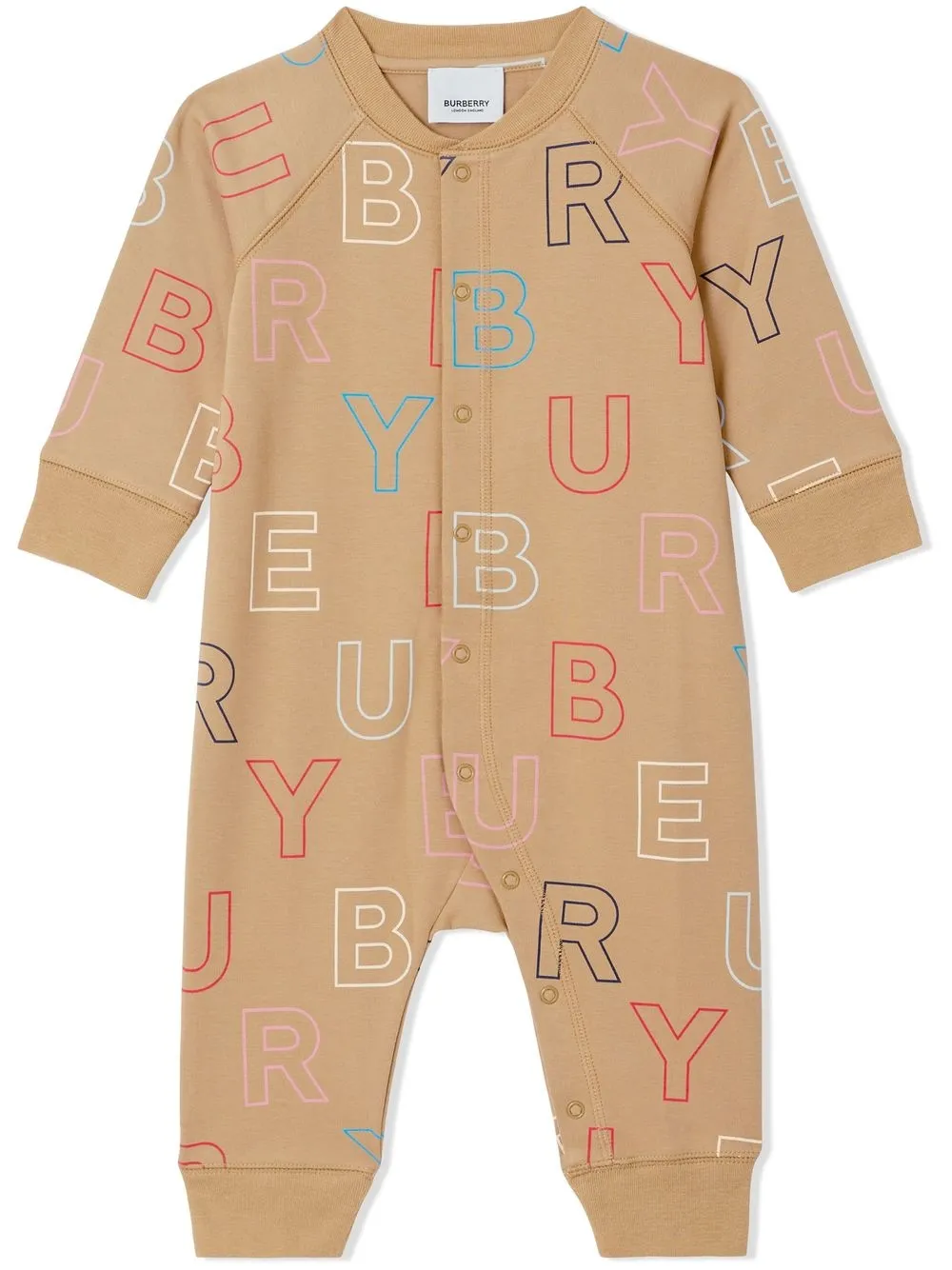 

Burberry Kids memeluco con logo estampado - Neutro