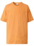 Burberry Oak Leaf Crest embroidered T-shirt - Orange