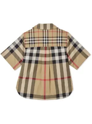 Burberry store kids shirts