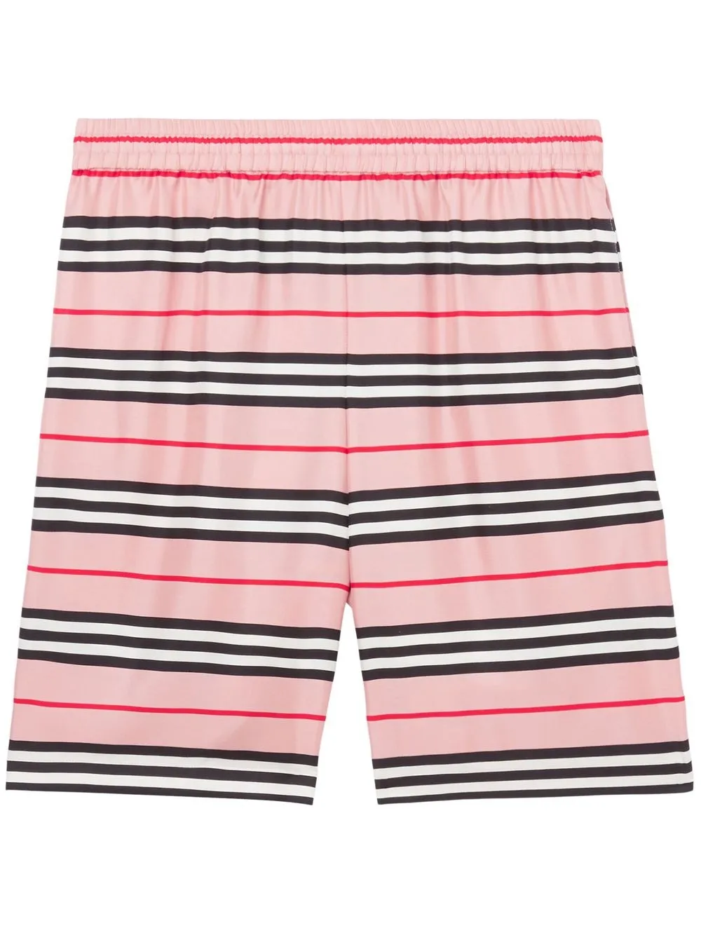 

Burberry Icon Stripe Silk Twill shorts - Pink