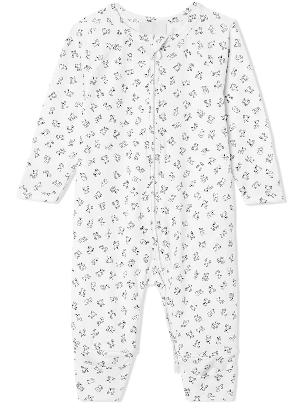 

Burberry Kids set de dos piezas con motivo de osito Thomas - Blanco