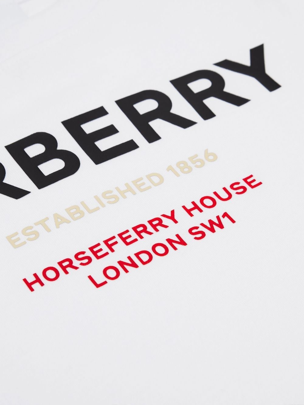 HORSEFERRY LOGO印花棉T恤