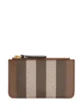 Burberry Exaggerated Check coin case - Brown