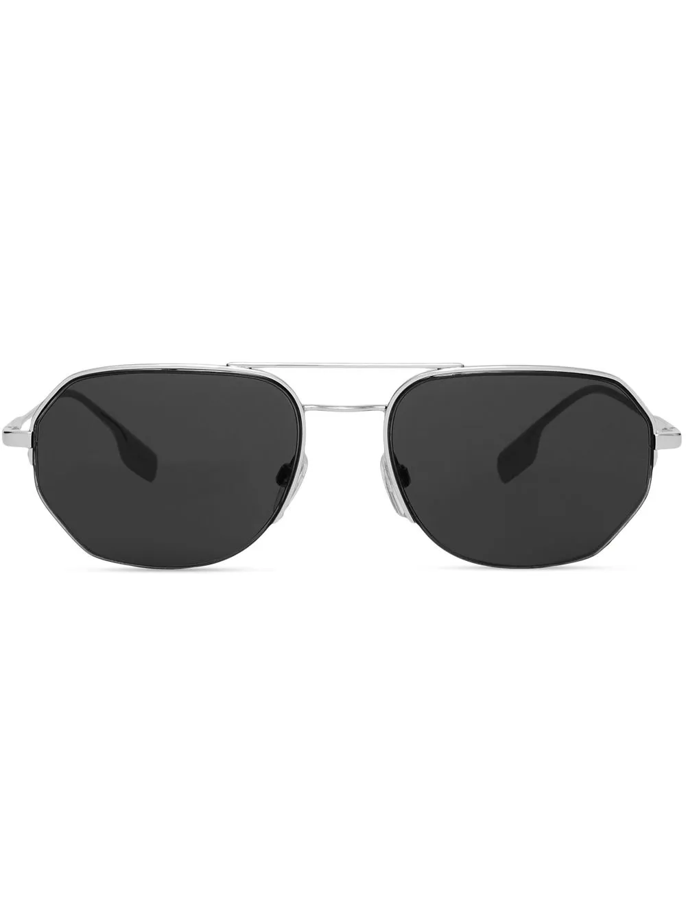 

Burberry Geometric-frame sunglasses - Silver