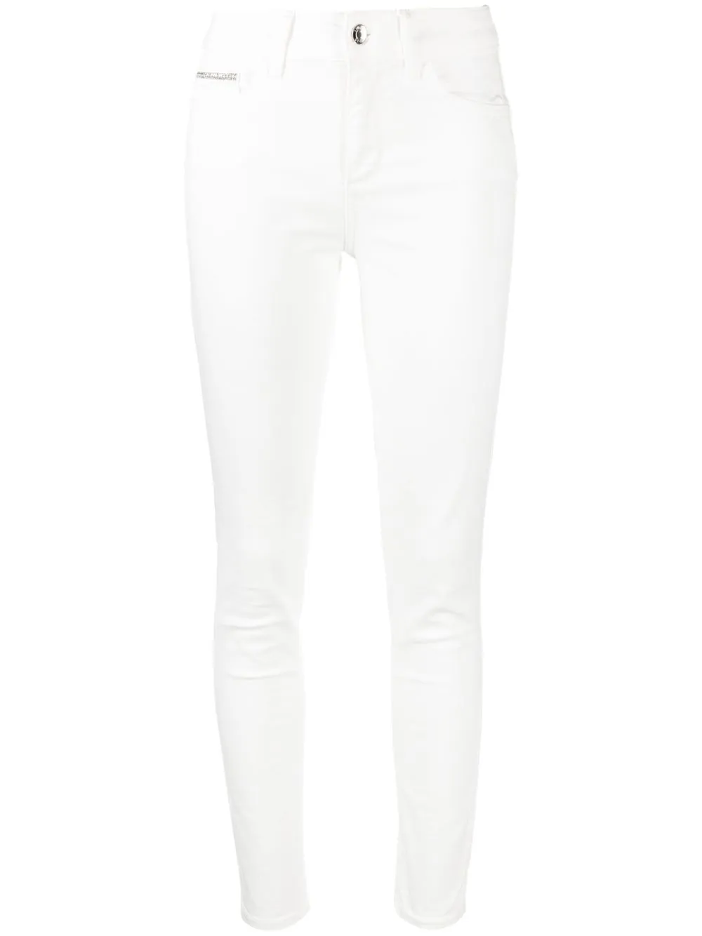 

LIU JO skinny jeans con tiro medio - Blanco