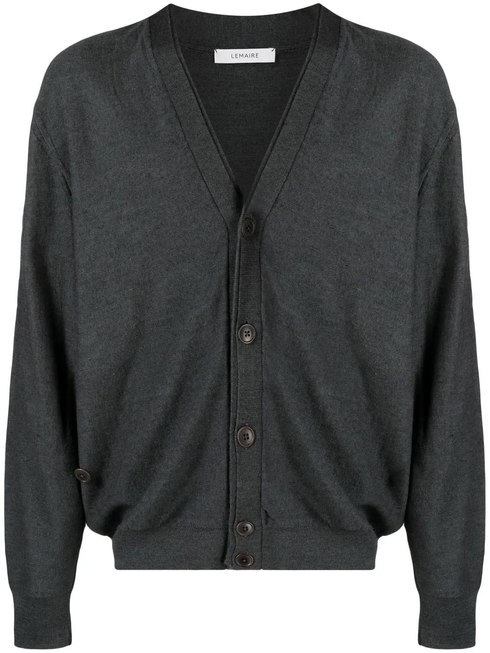 

Lemaire V-neck twisted cardigan - Grey