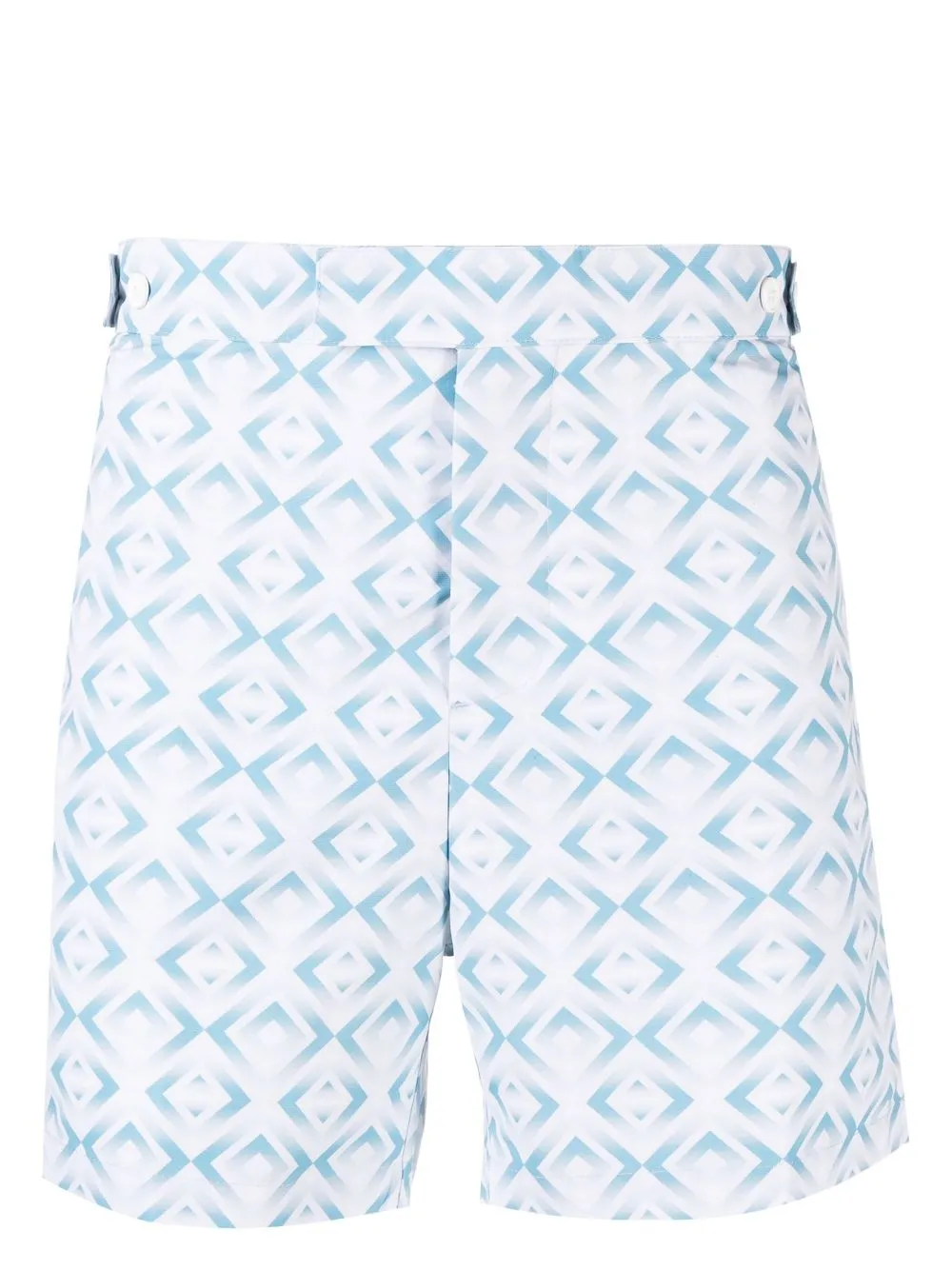 

Frescobol Carioca shorts de playa con estampado geométrico - Azul