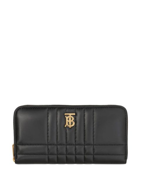 Burberry quilted leather Lola zip-around wallet Women