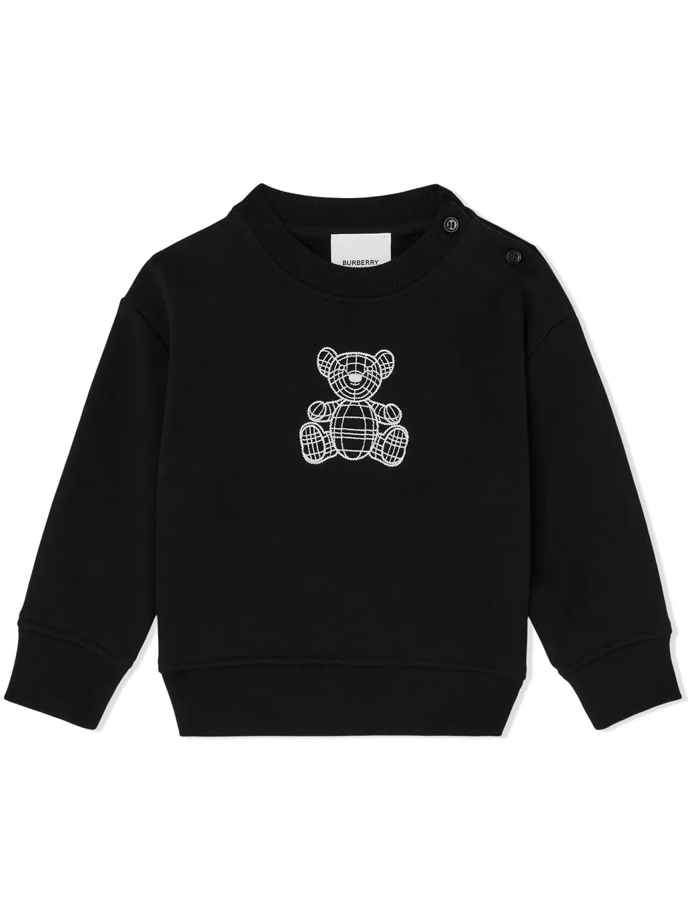 

Burberry Kids Thomas bear-print crew neck sweatshirt - Black