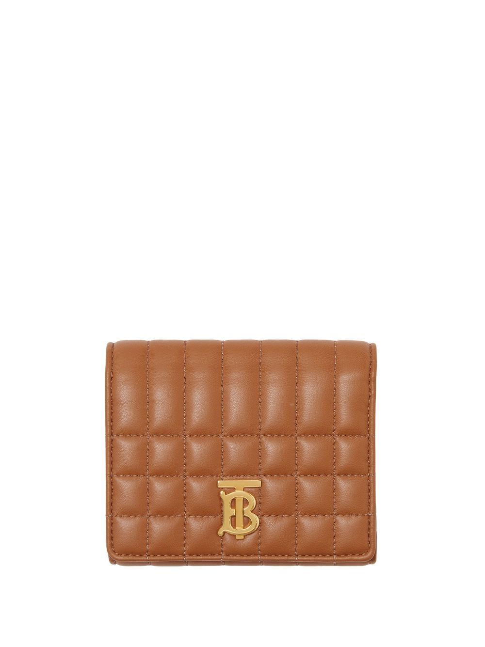 

Burberry Small Lola quilted folding wallet - Brown