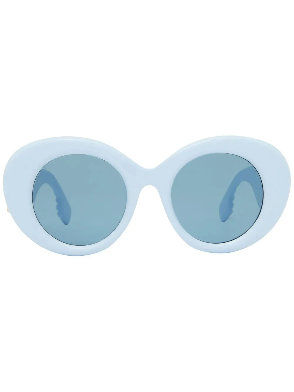 

Burberry oversized round-frame sunglasses - Blue