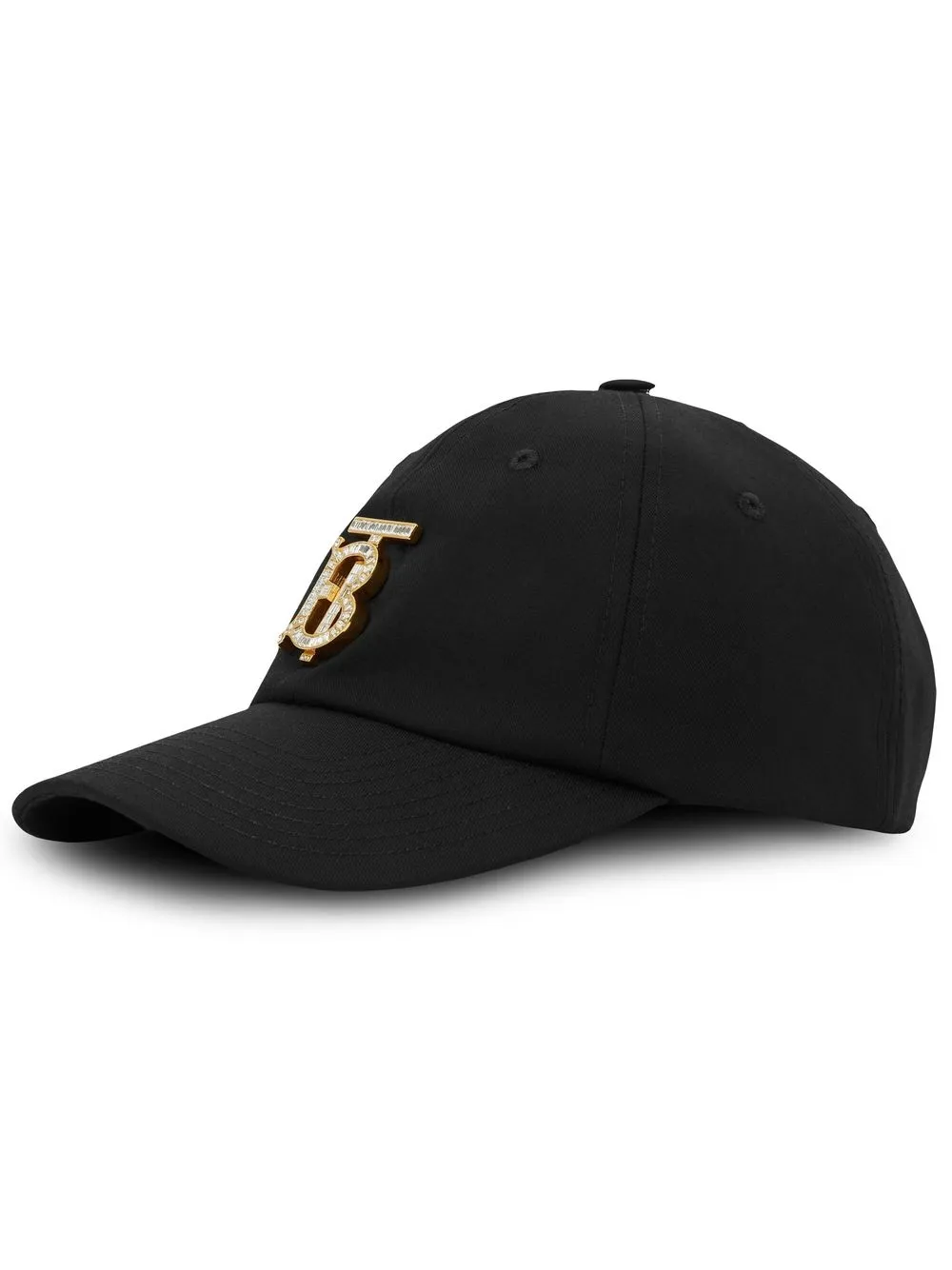 

Burberry gorra con cristales y motivo del monograma - Negro