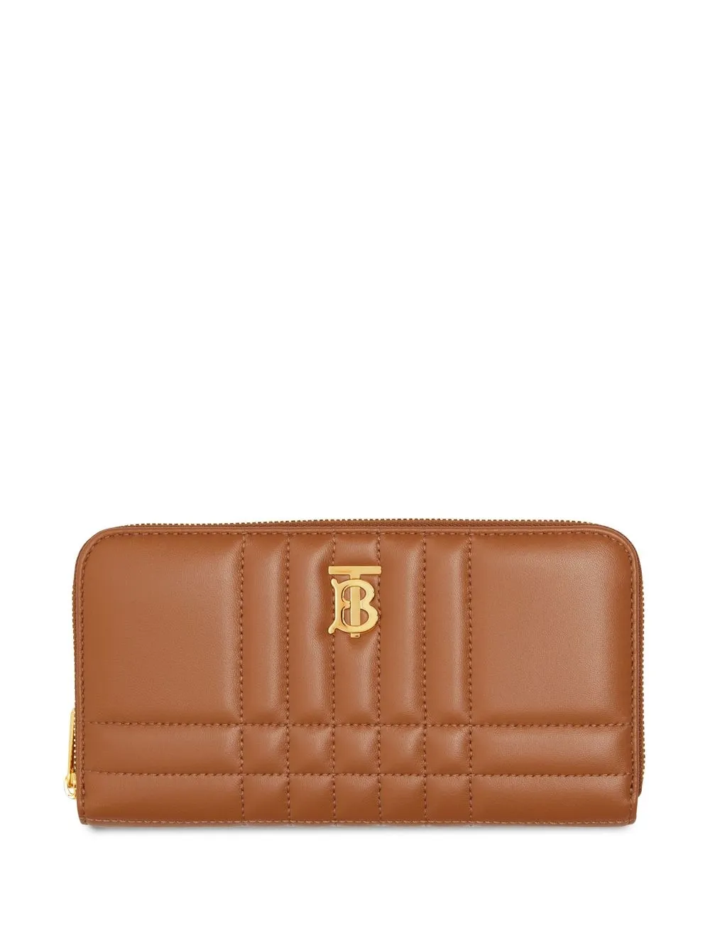 

Burberry quilted leather Lola zip-around wallet - Brown