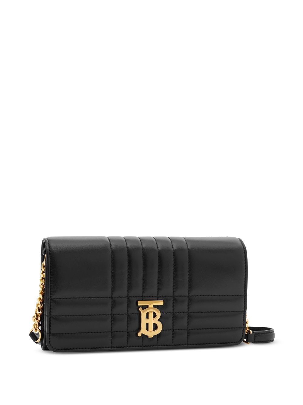 BLACK BURBERRY LOLA POUCH IN LEATHER (8062338)