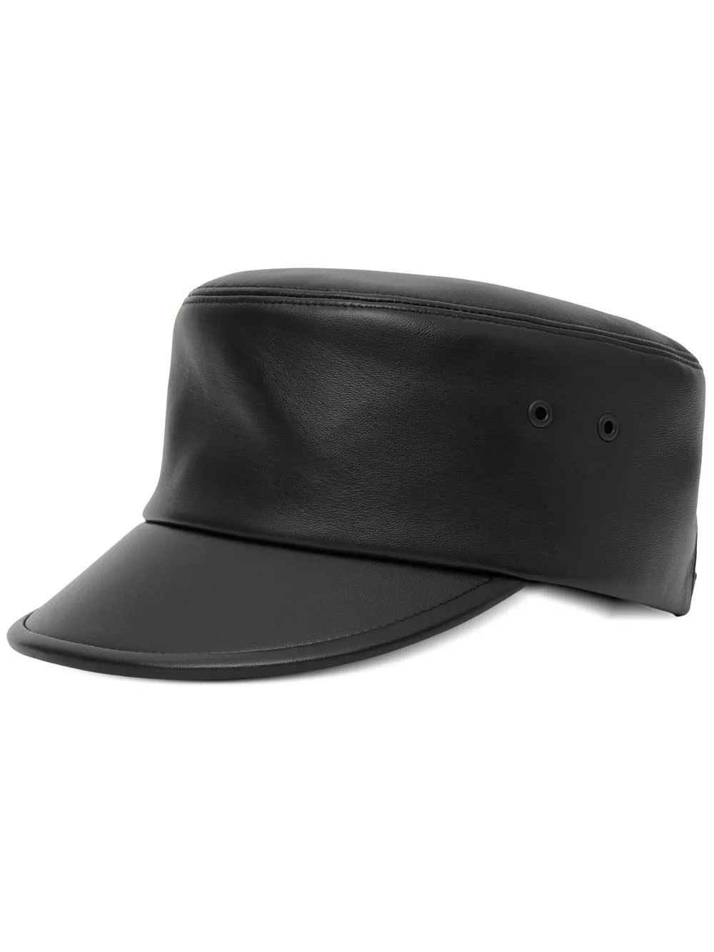 

Burberry smooth leather cap - Black