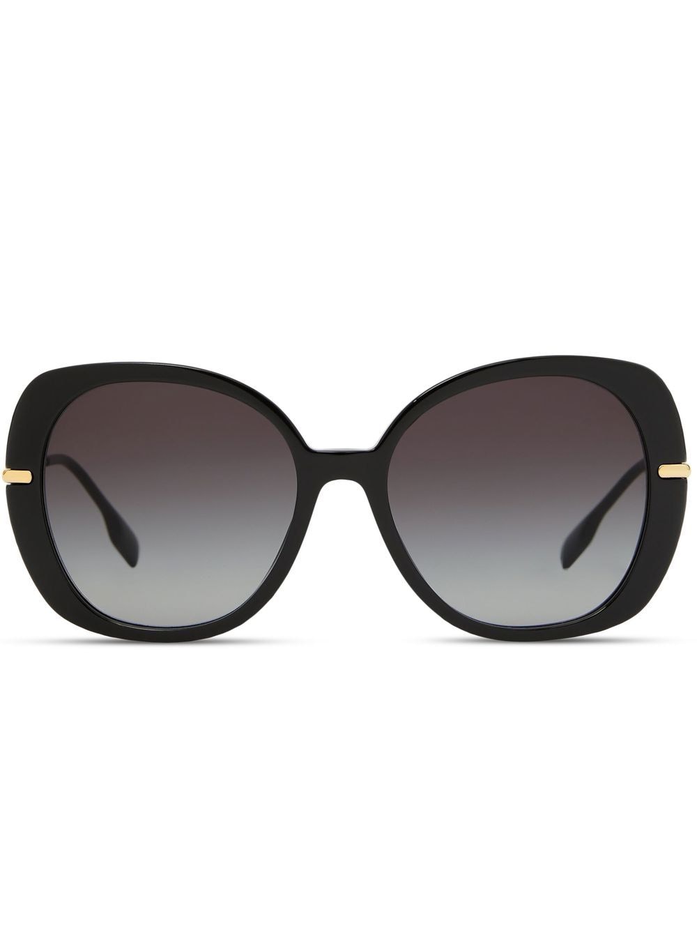 Burberry Signature Stripe Oversized Sunglasses