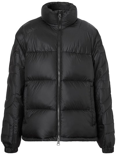 Burberry - quilted zip-up jacket 