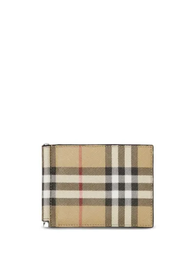 burberry money clip wallet