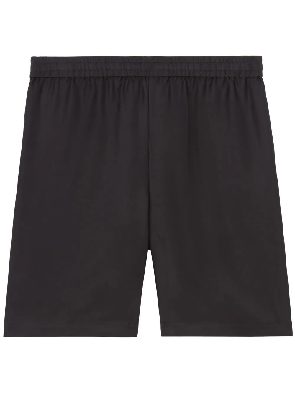 

Burberry logo print silk shorts - Black