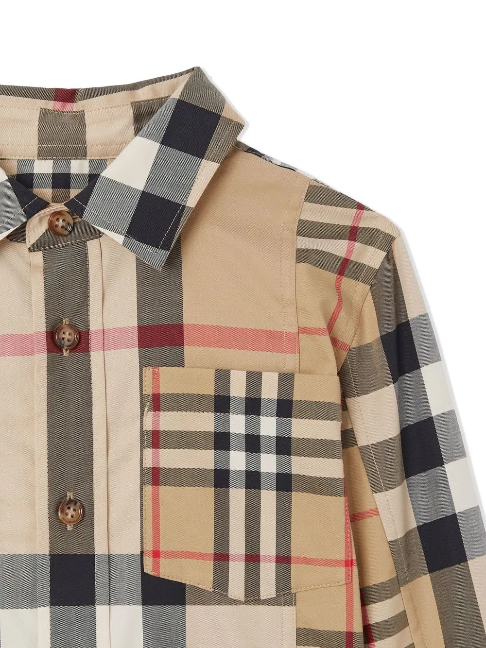 Childrens burberry on sale nova check shirt