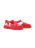 Burberry Kids Vintage Check-lined rubber sandals - Red