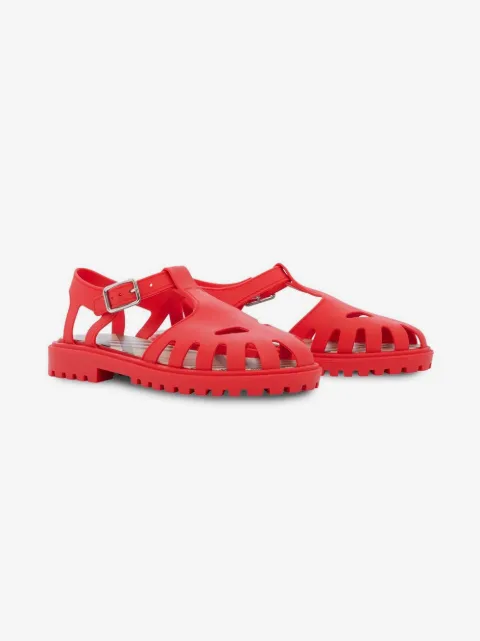 Burberry Kids Vintage Check-lined rubber sandals