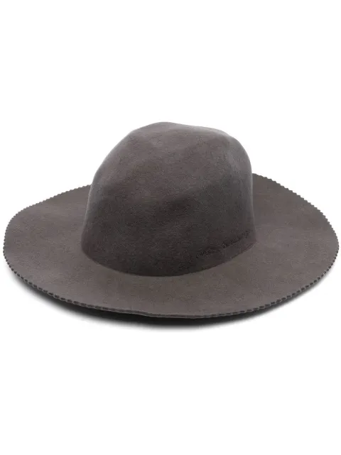 White Mountaineering scallop-edge fedora hat