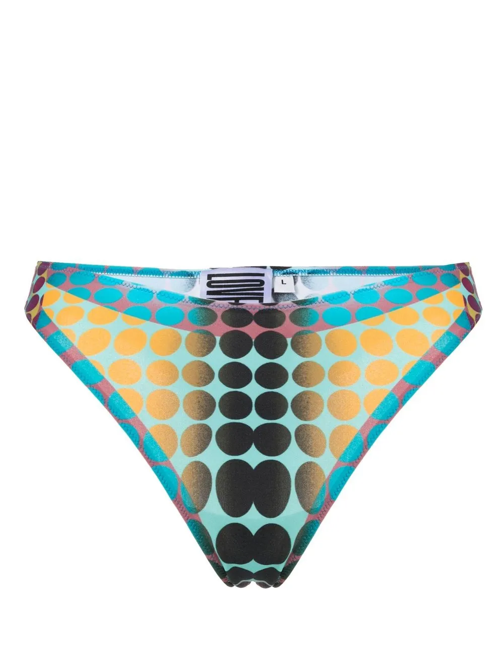 

Jean Paul Gaultier graphic-print bikini bottom - Blue