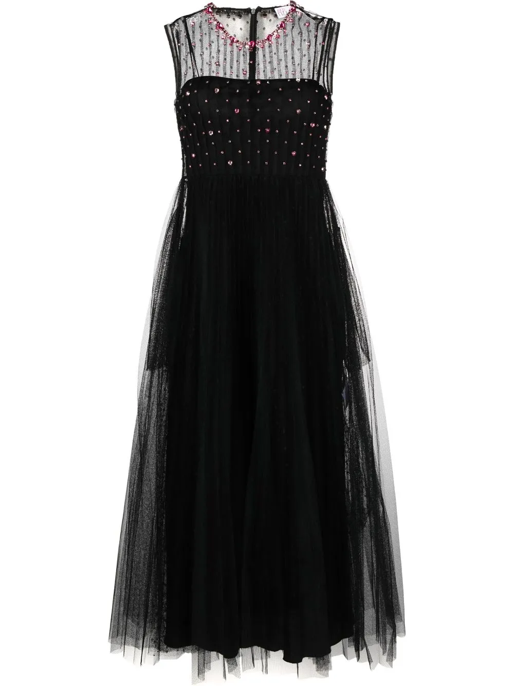 

RED Valentino point d'esprit tulle dress - Black