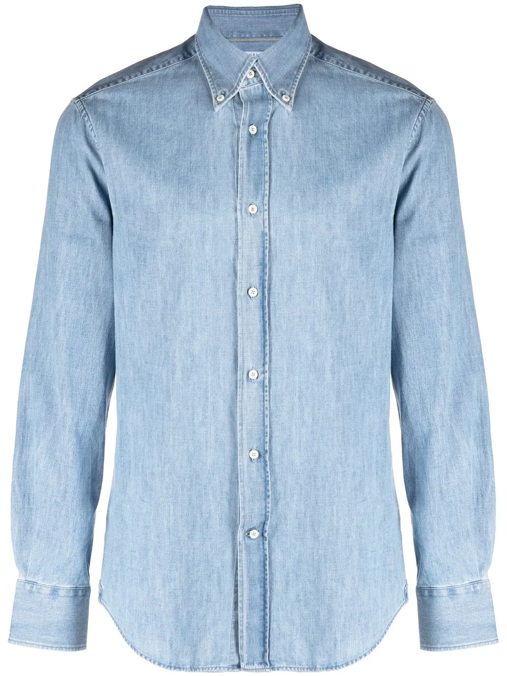 

Brunello Cucinelli long-sleeved denim shirt - Blue