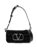 Valentino Garavani VLogo-monogram shoulder bag - Black