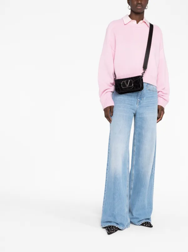 Valentino denim belt on sale bag