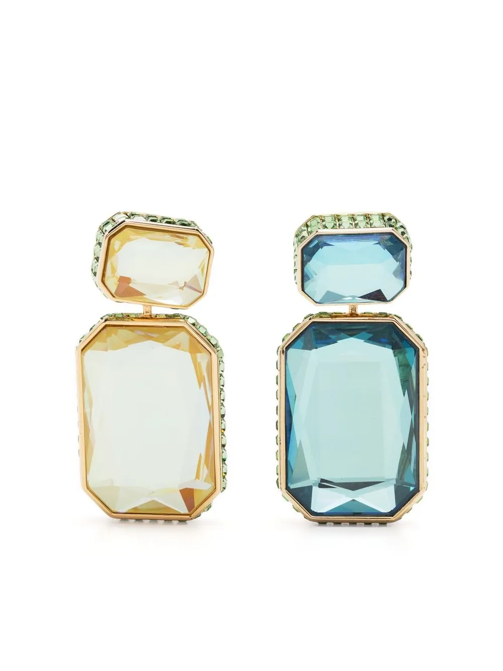 

Swarovski aretes de clip Orbita - Multicolor