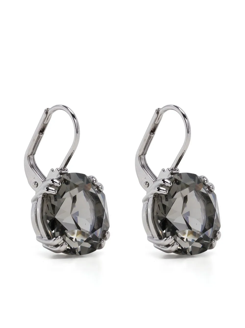 Swarovski Millenia Crystal-embellished Drop Earrings In Schwarz