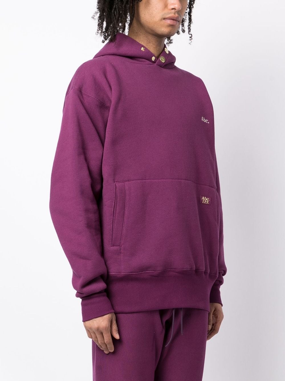 Shop Advisory Board Crystals Double Weight Hoodie In Violett