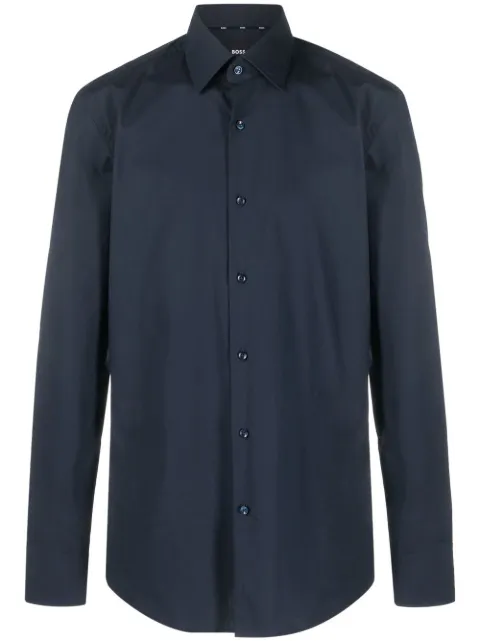 BOSS tailored stretch-cotton shirt