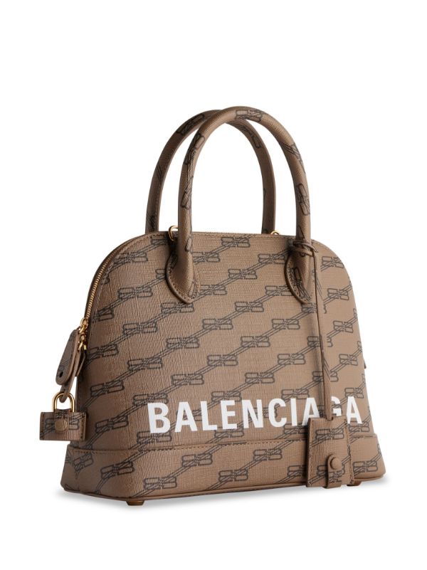 Balenciaga Small BB-monogram Print Crossbody Bag - Farfetch